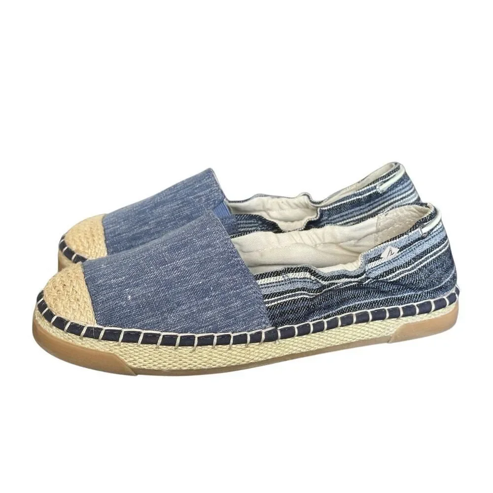 SPERRY Laurel Reef Blue Espadrilles Size 9